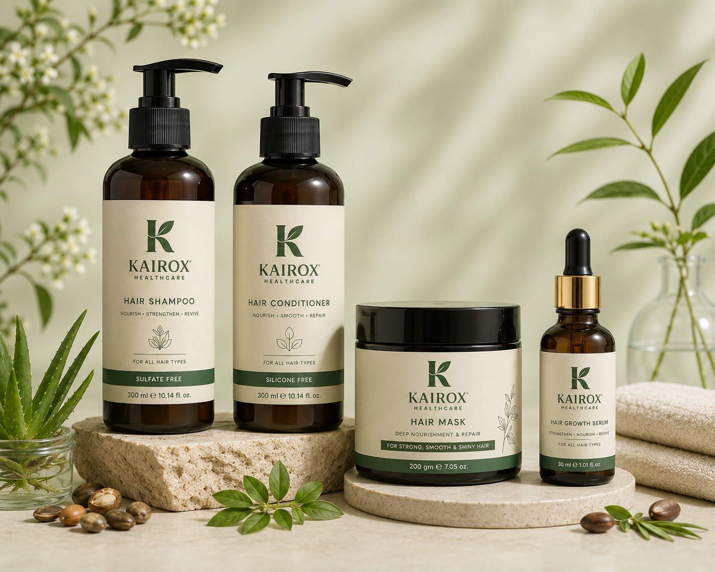 Hair care range