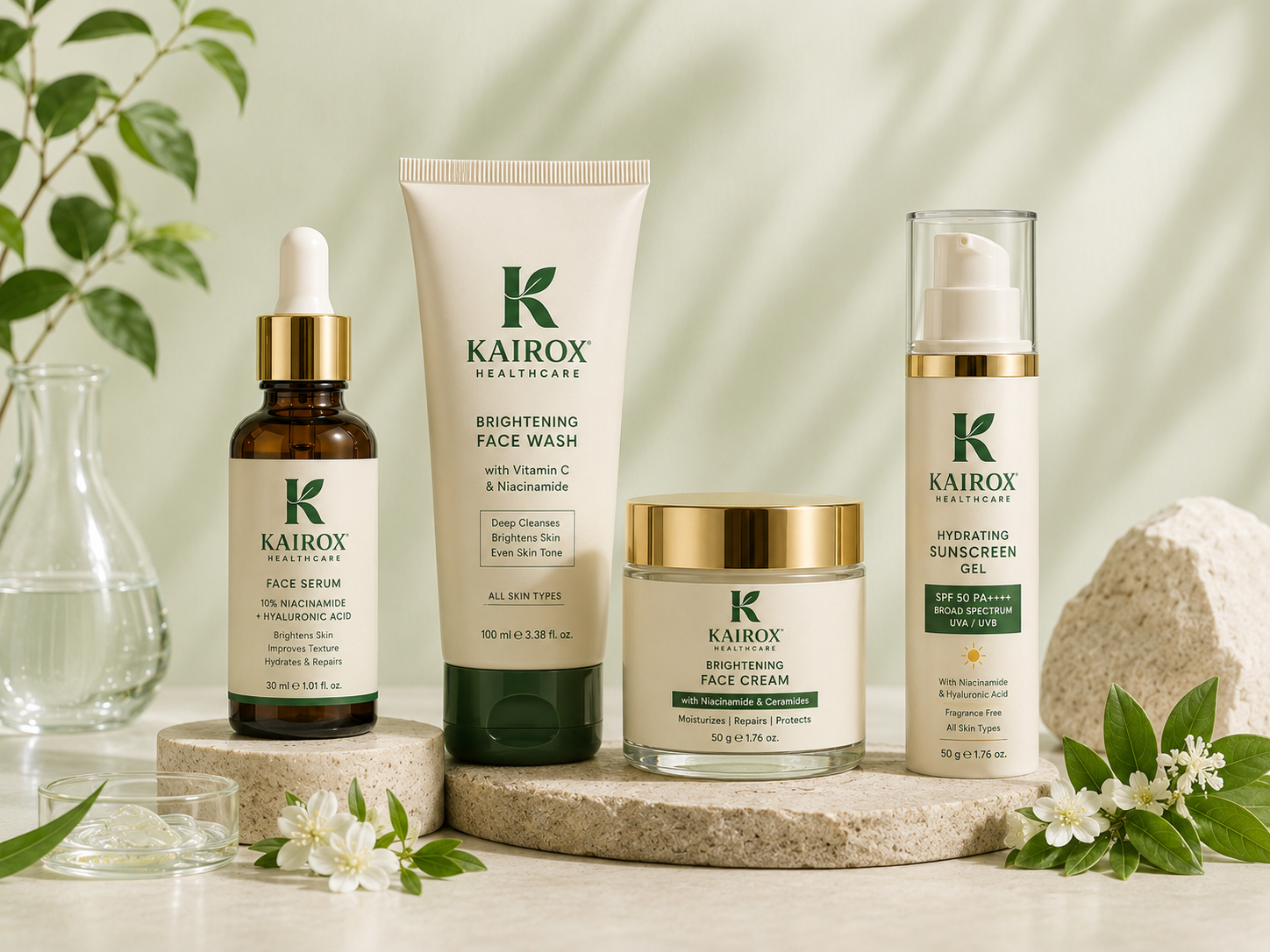 Skincare and serum range